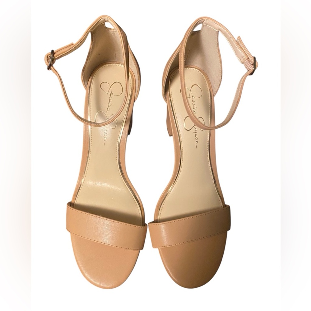 Jessica Simpson nude Block Heels- never worn out
